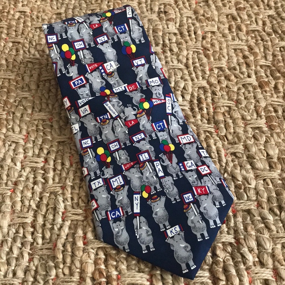 Alynn Neckwear Republicans Silk Tie
